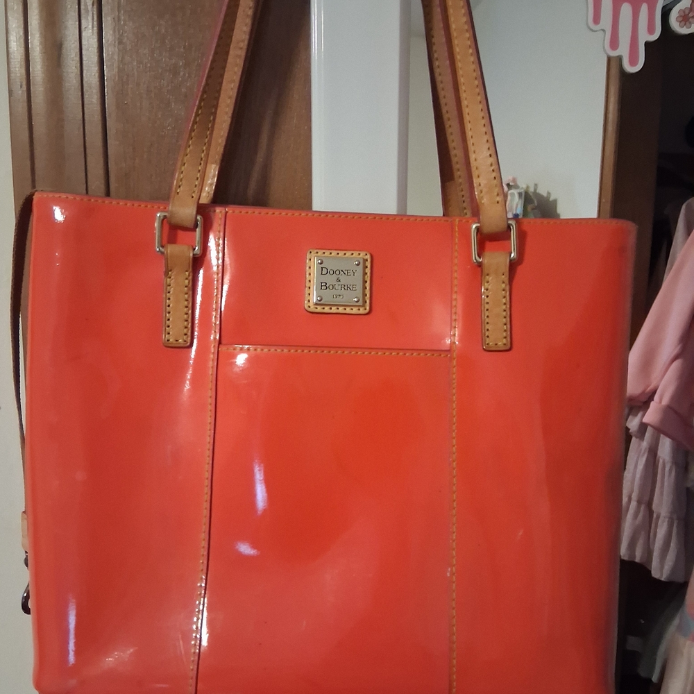 Dooney & Bourke Orange Tote Bag